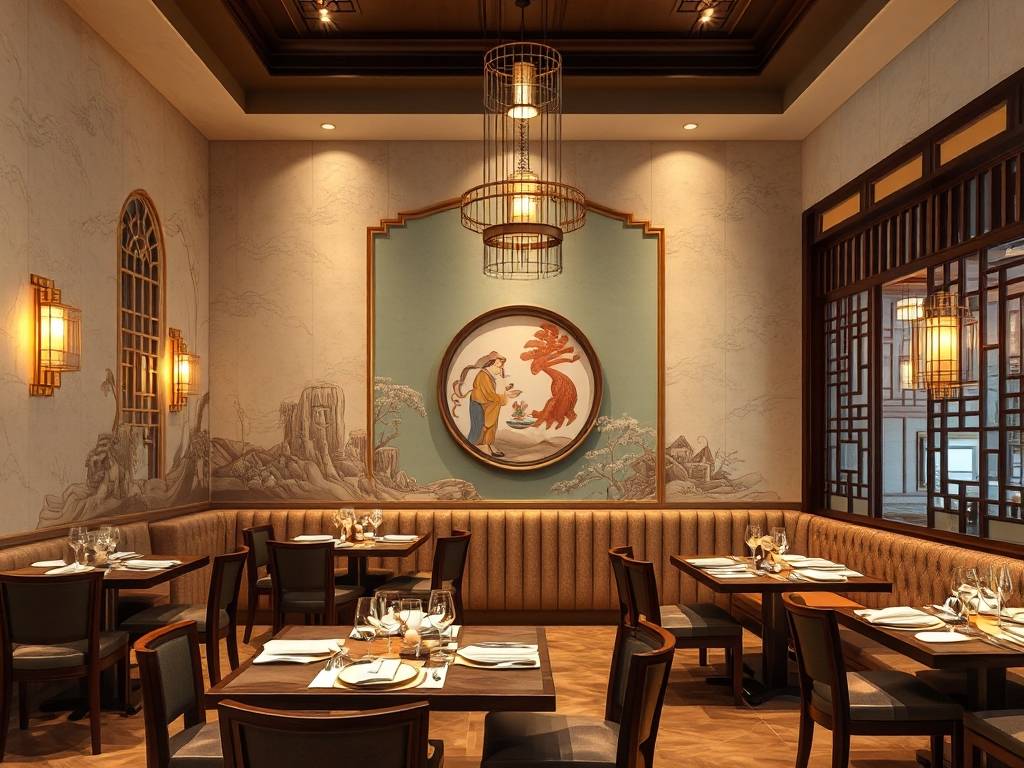 中餐厅墙面什么颜色好