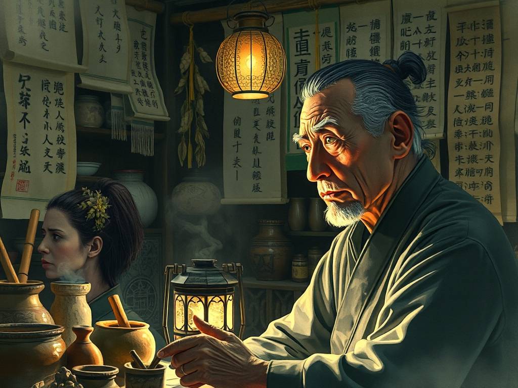 老中医看面相就知道有无病