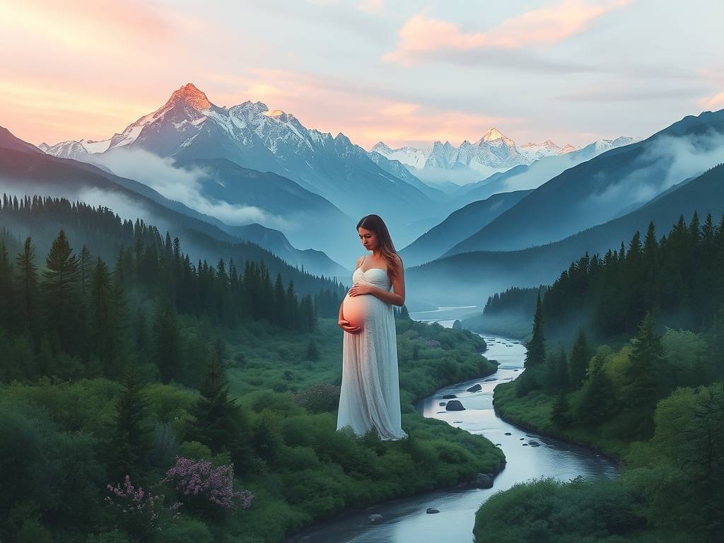 孕妇梦见山水自然美景很美