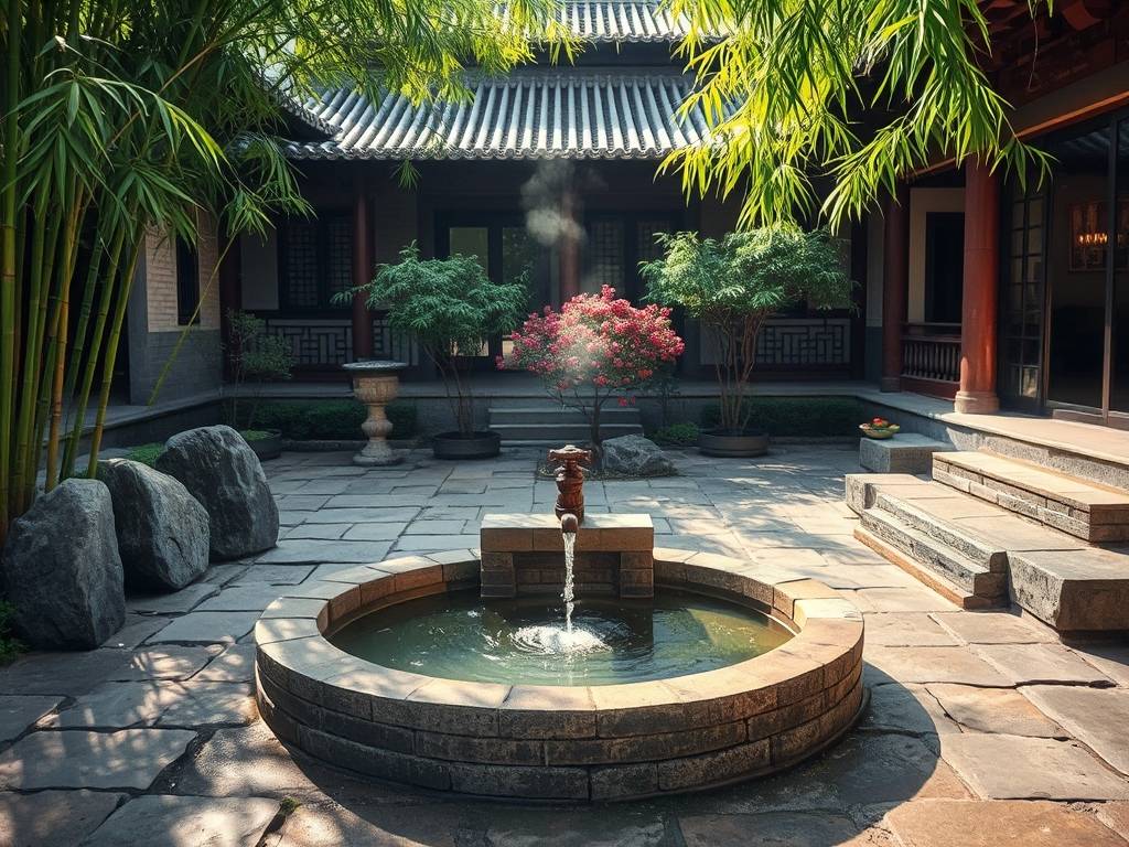 庭院水井风水讲究图片