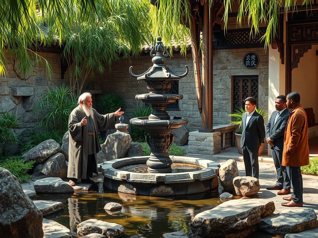 庭院中间风水视频讲解(庭院中间风水视频讲解图片)
