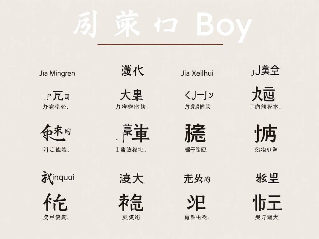 包含嘉字辈男孩起名																			的词条