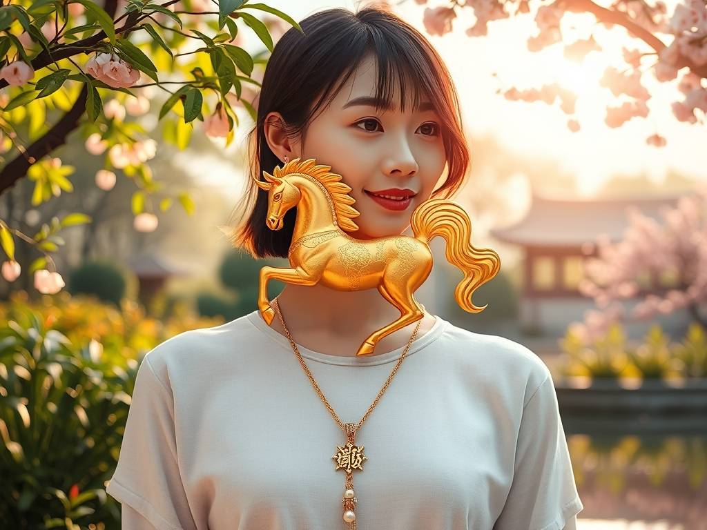 属马的吊坠金(属马戴什么金吊坠)