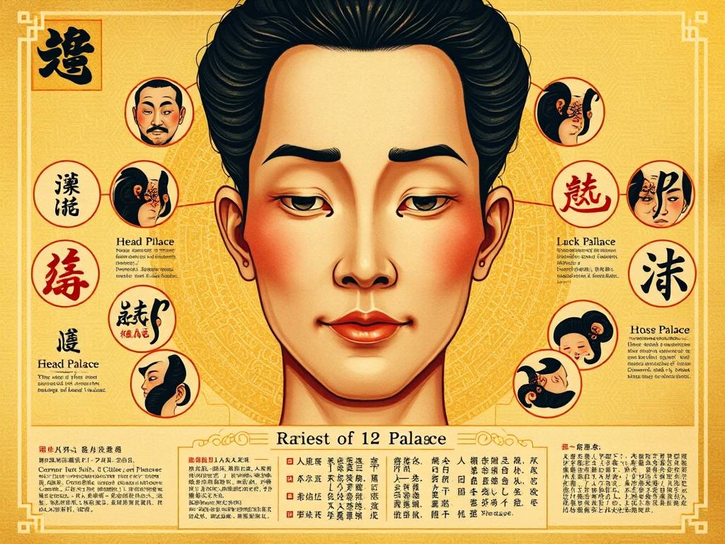 面相十二宫分析表格图解(面相十二宫分析表格图解视频)
