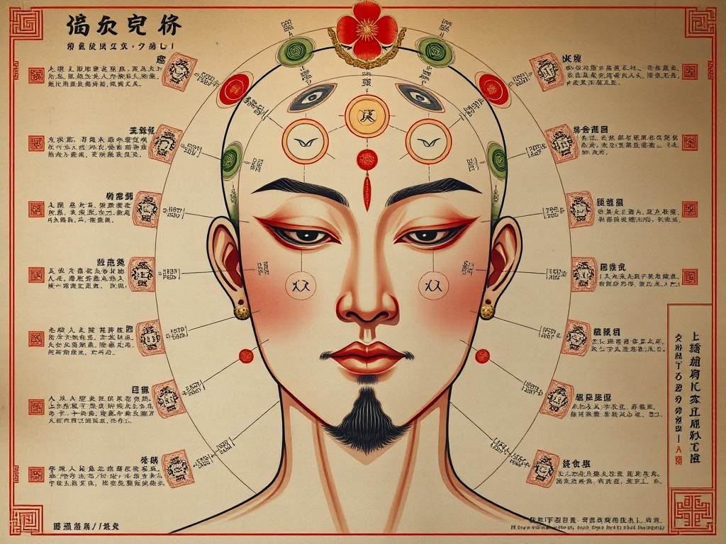 面相十二宫相论图解分析(面相十二宫相论图解分析大全)