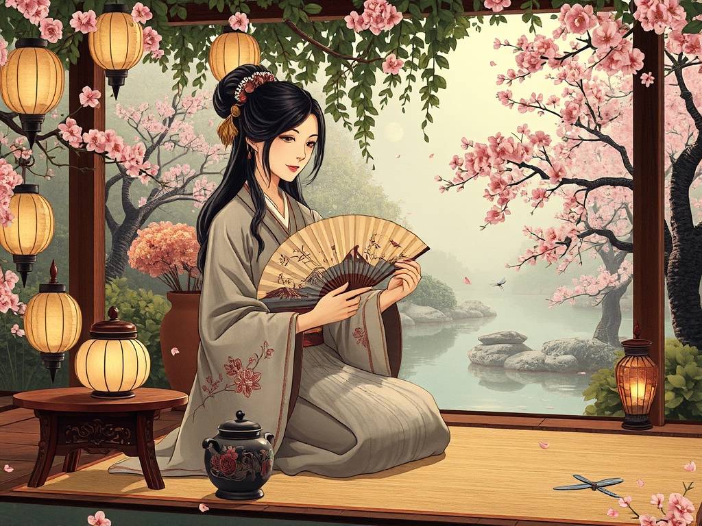扇子识人术(子扇扇子学人样)