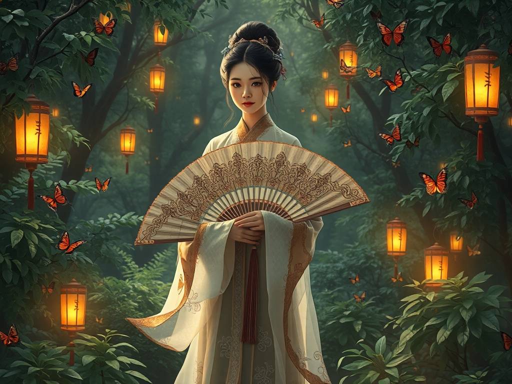 扇子识人术(子扇扇子学人样)