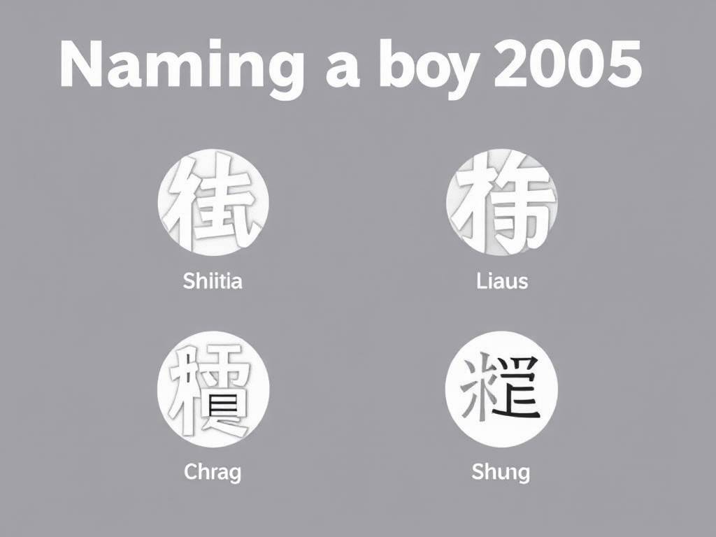 2005年男孩起名																			的简单介绍