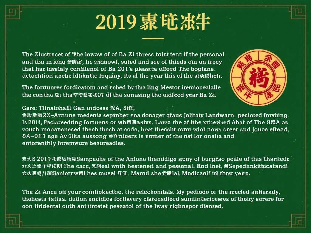 八字2019运势解读																			的简单介绍