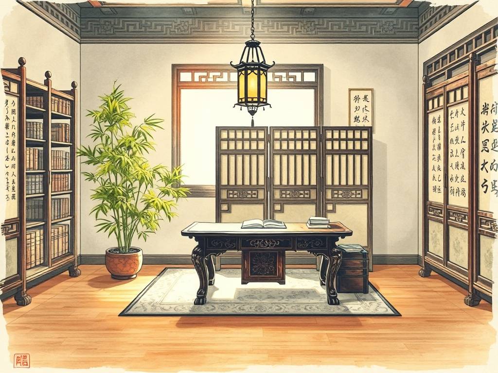书房风水(书房风水布局图)