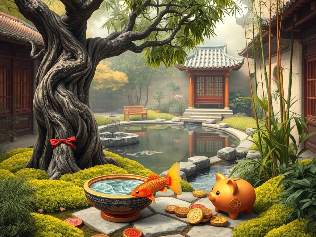 庭院风水(庭院风水旺财布局)