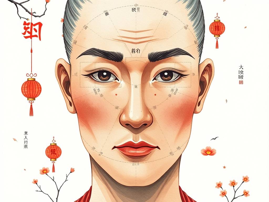 面相十二宫(面相十二宫图)