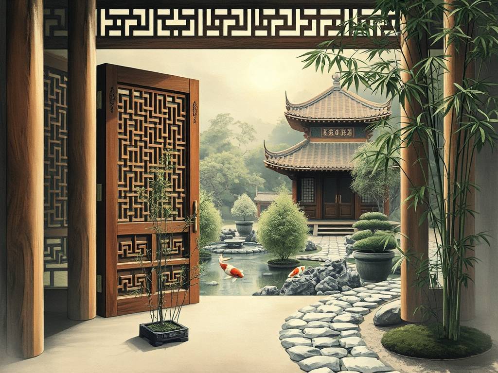 玄关风水(风水玄关图片)