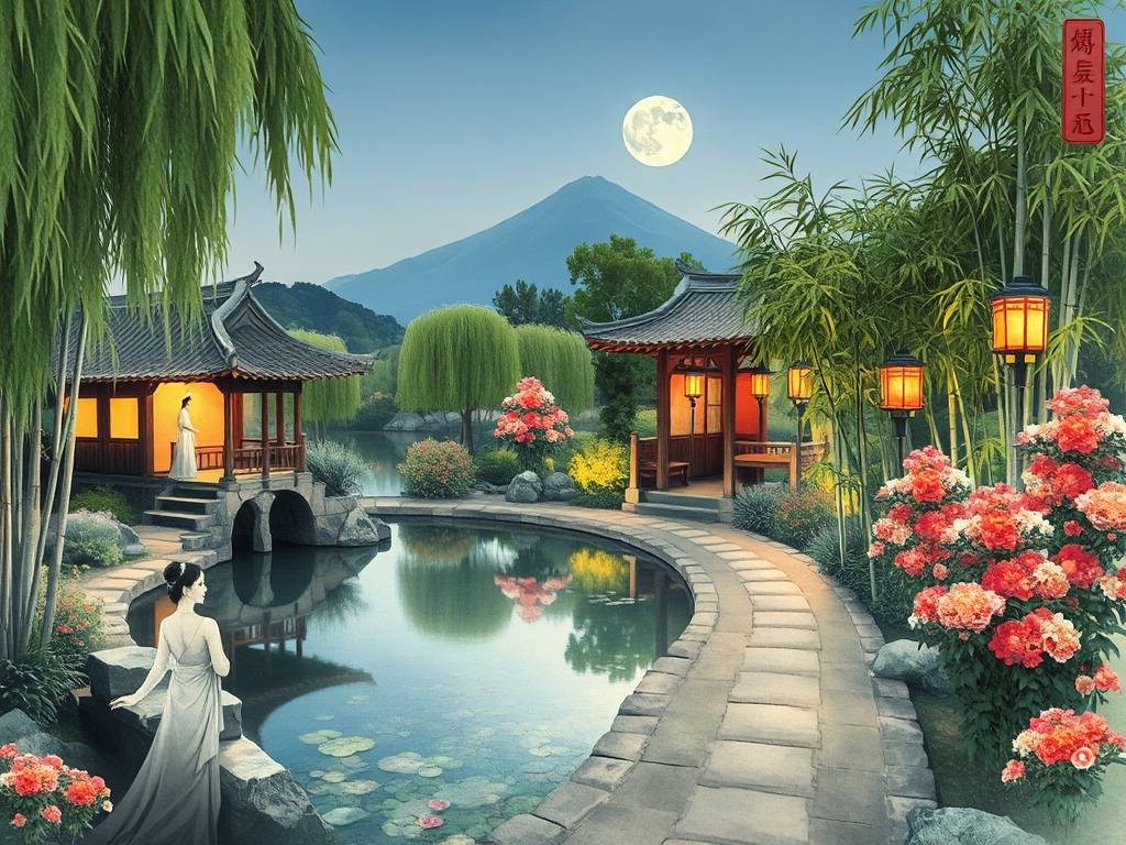 庭院风水(庭院风水设计效果图)