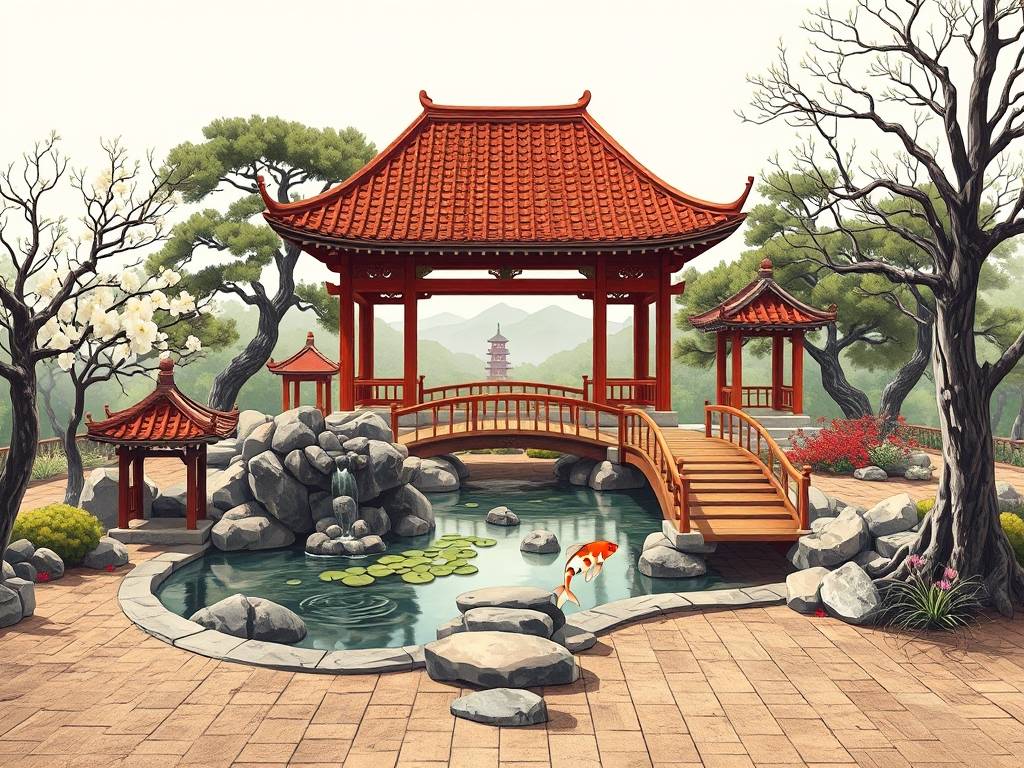庭院风水(庭院风水设计效果图)