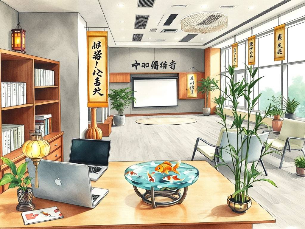 公司风水布局图解