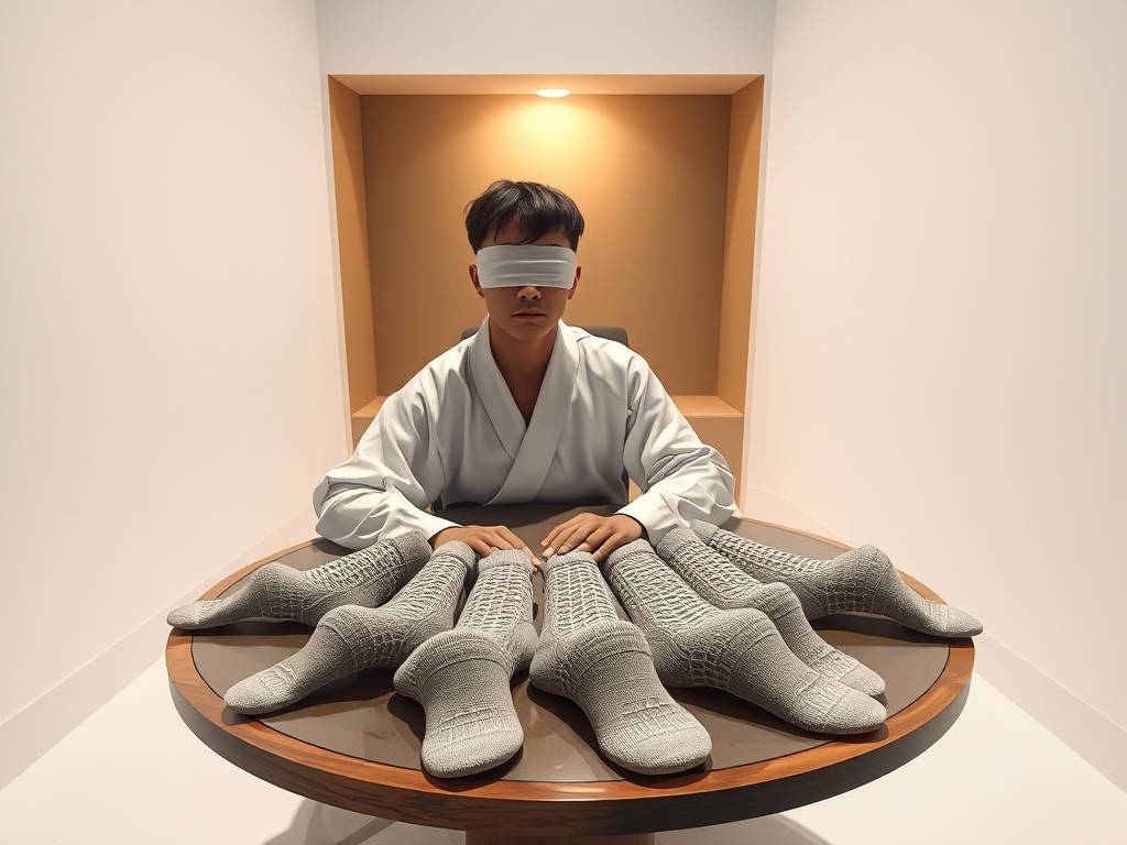 智商测试——盲人分袜