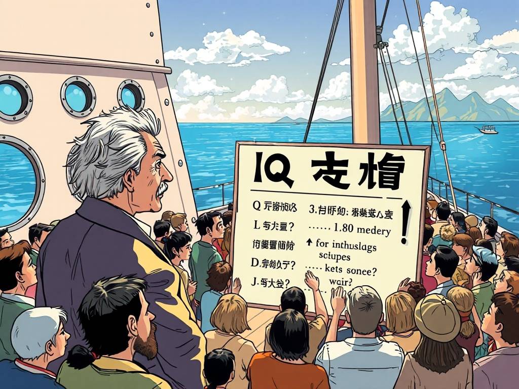 爱因斯坦出的智商测试题