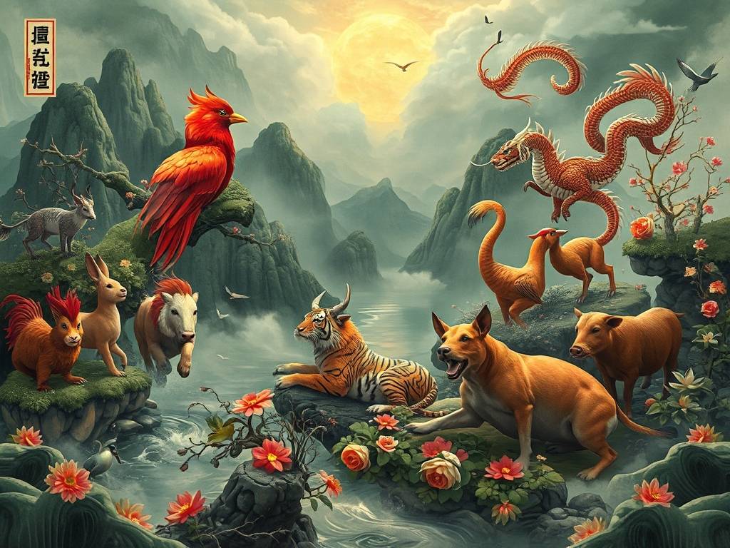 饿水命之十二生肖的命运