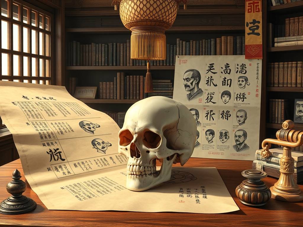 骨相学图解大全之五花驄枕骨