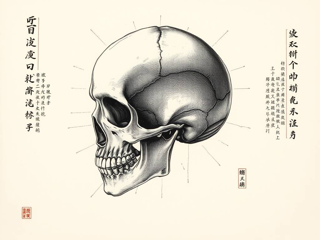 骨相大全——一阳骨，骨相图解 一阳骨