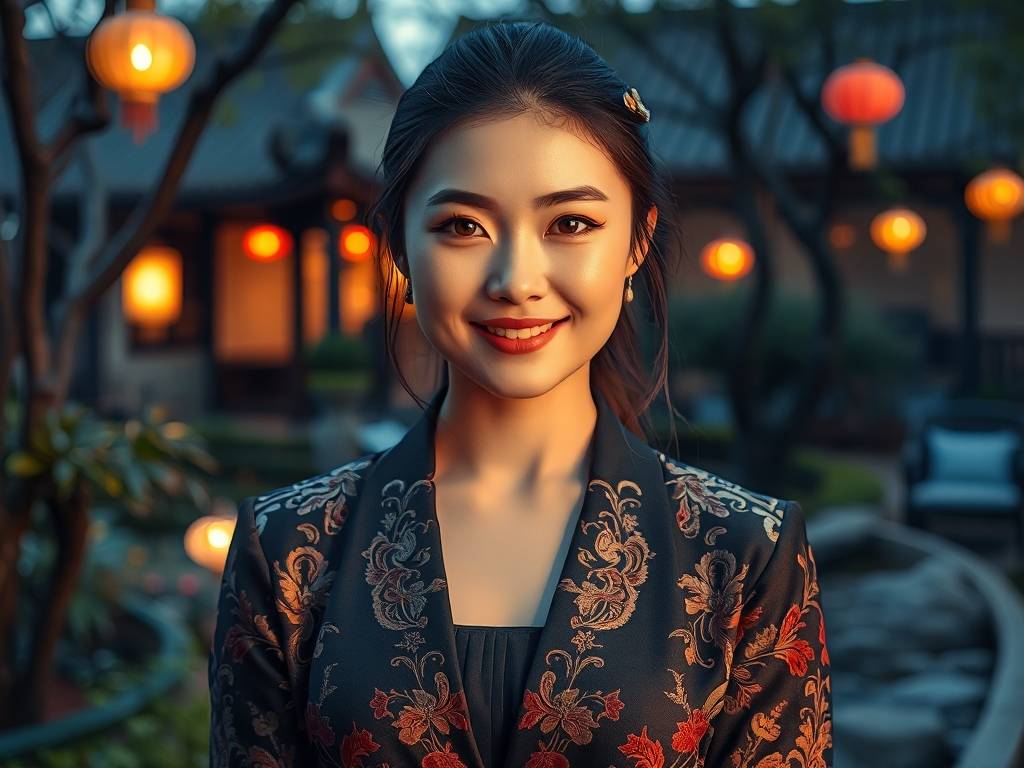 有福气的眉毛女 坦诚相待做事果断