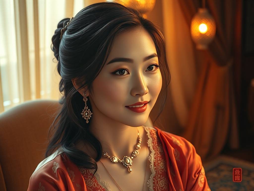 长相富贵女人麪(miàn)相图 吃穿不愁财运日益增长
