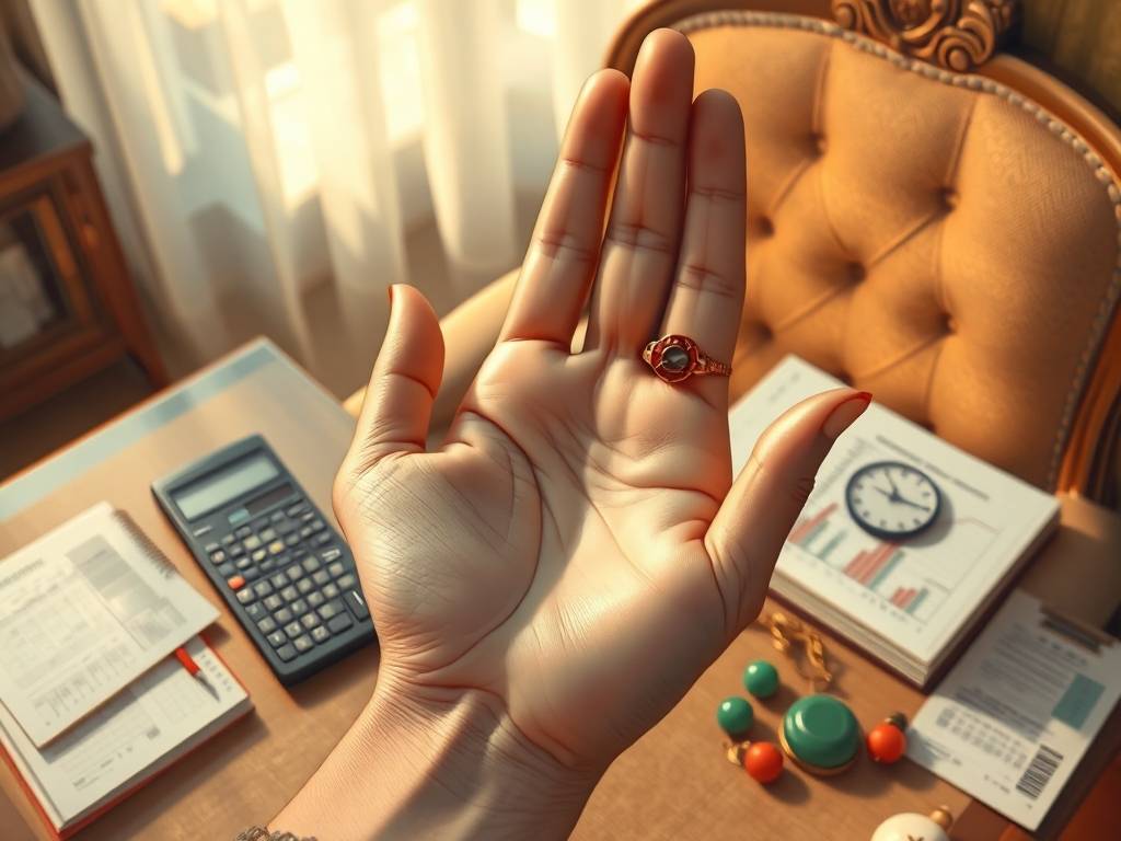 命中有财库的手相 财务琯(guǎn)理能力强金钱富裕