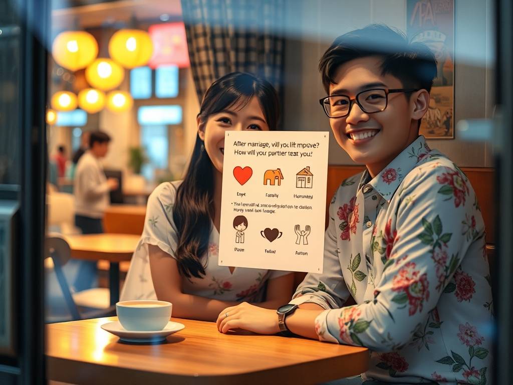 在线小测试 结婚后你的生活会变好吗？伴侣对你的态度如何？