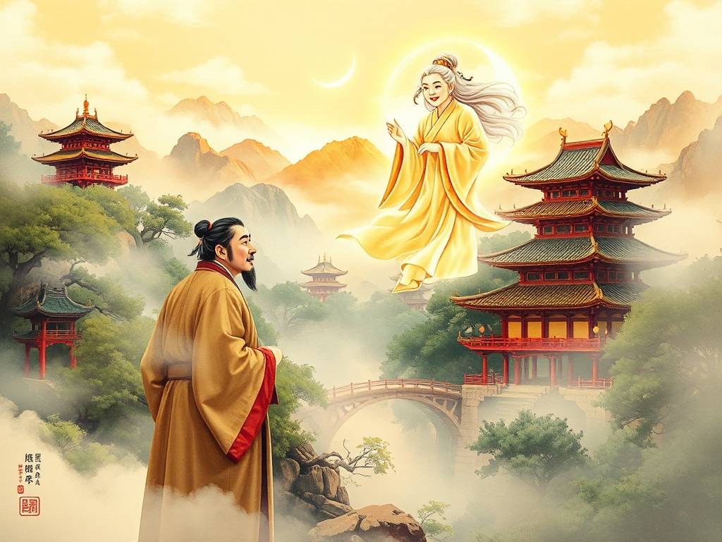 黄大仙灵签第4签解签:董永遇仙