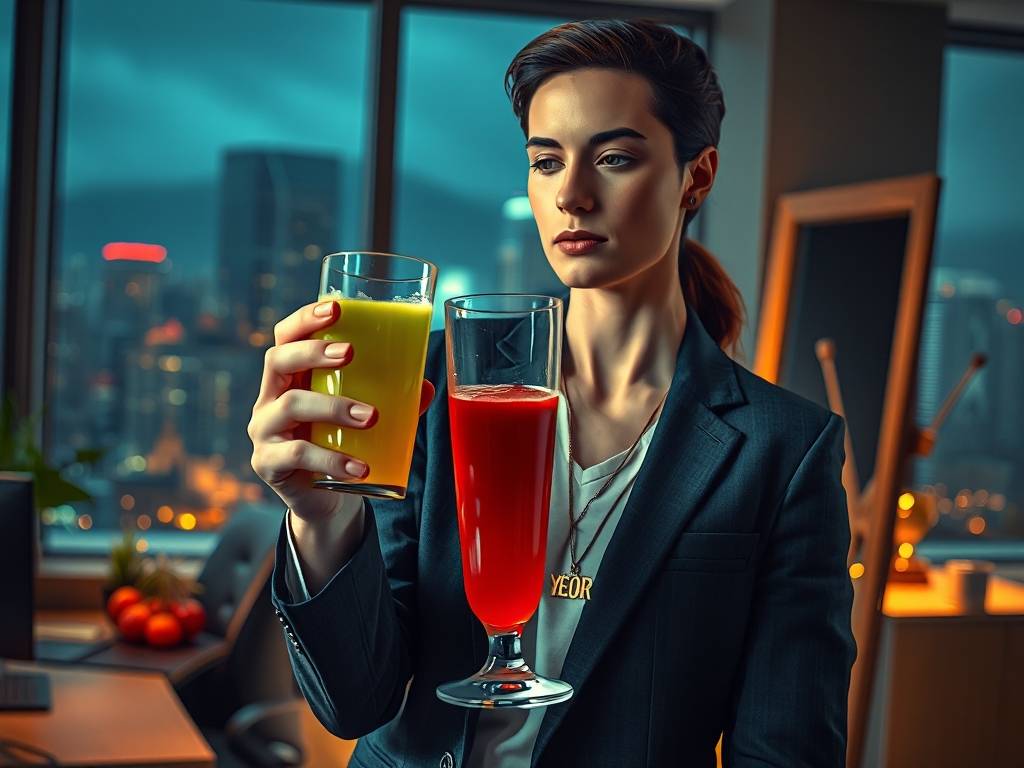 从你选择的果汁测你的年终奖