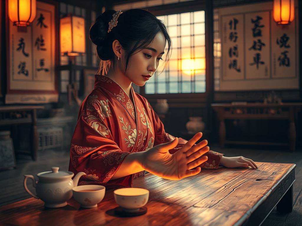 看手掌纹算命运女