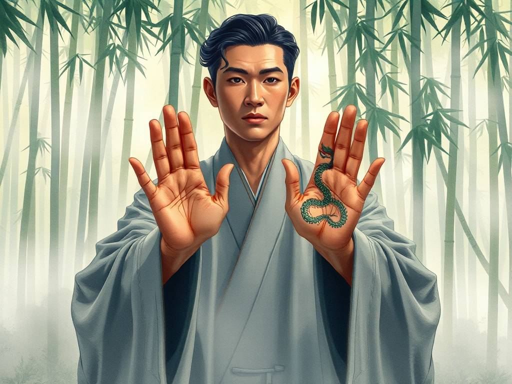 双手断掌的男人龙命
