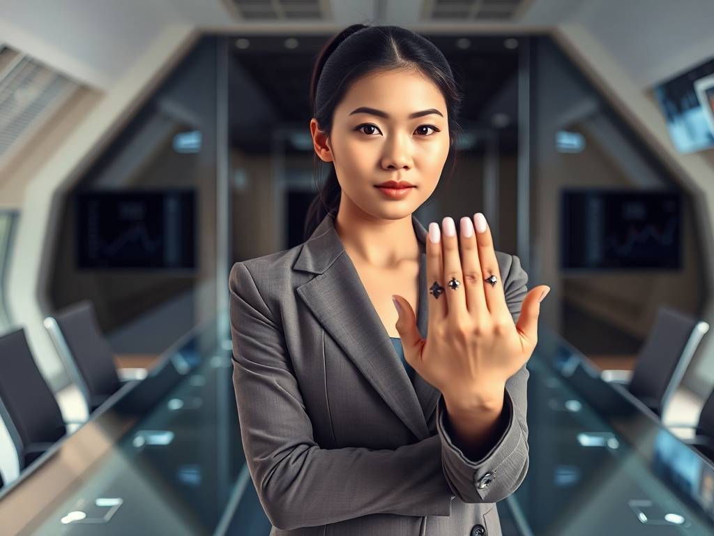 女生两个无名指都有螺纹 职场上有所成就