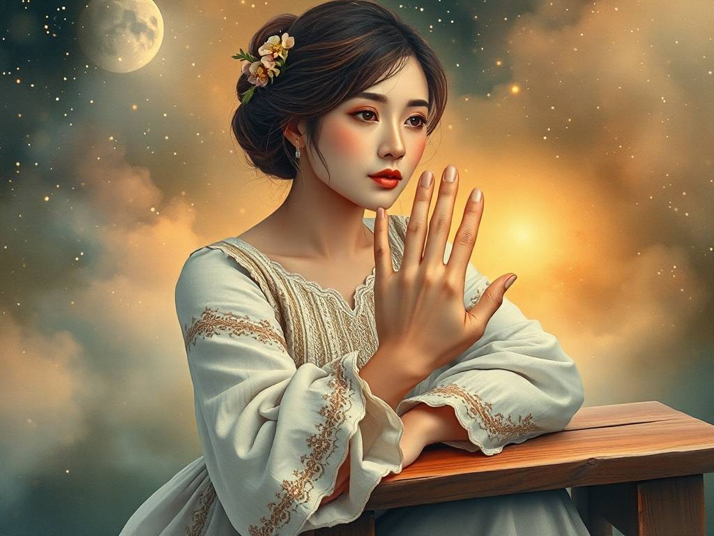 看手纹测命运图解女 女人3大好命手相