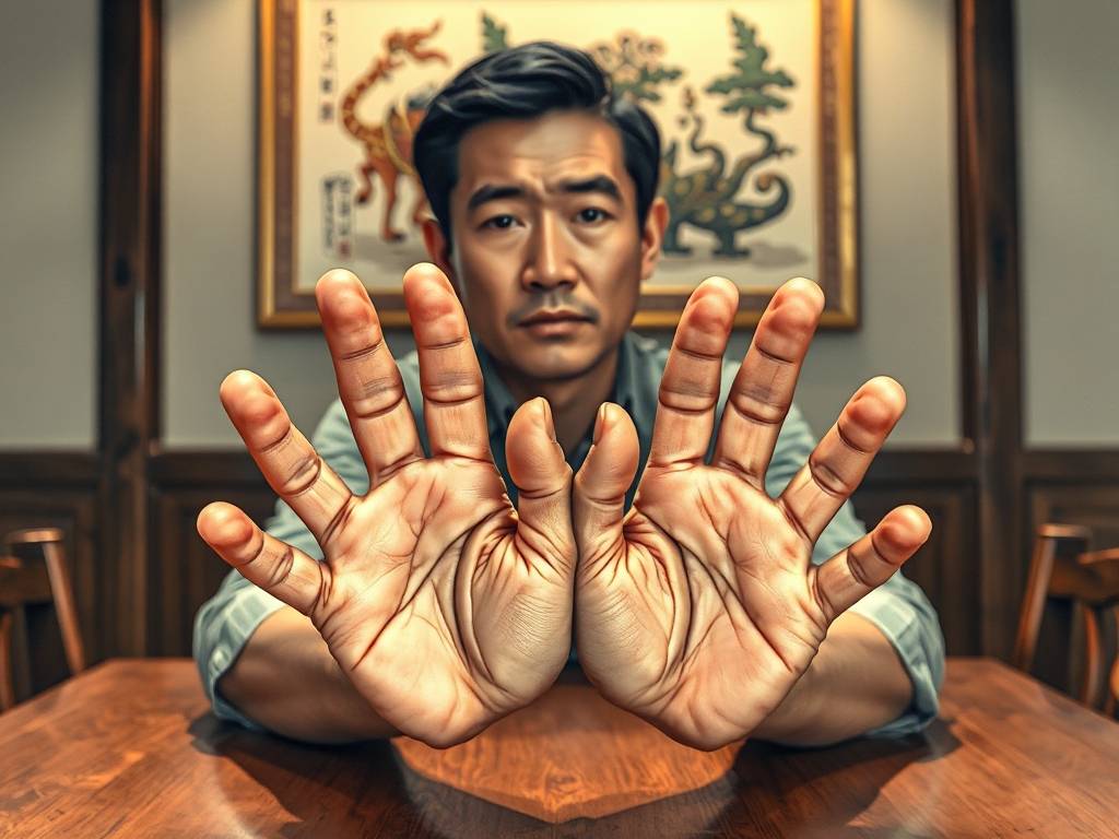 男人二婚手相图解婚姻线 夫妻关系矛盾争吵多