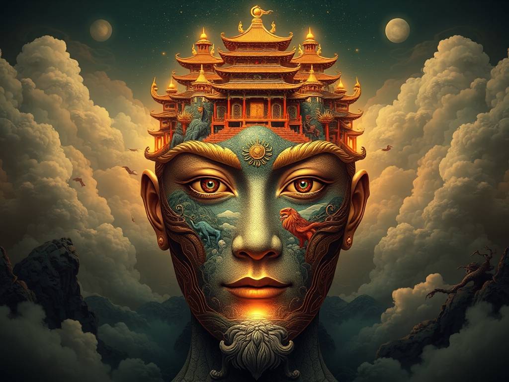 面相十二宫详解，面相十二宫图