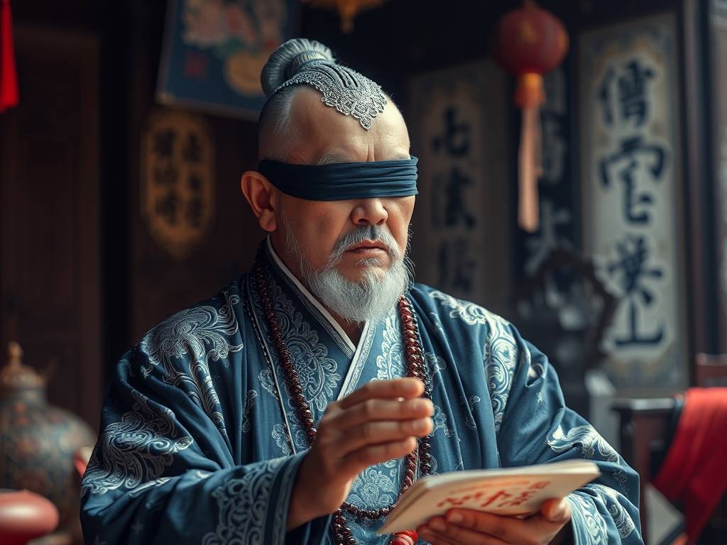 相术算命：命相故事之盲人摸骨