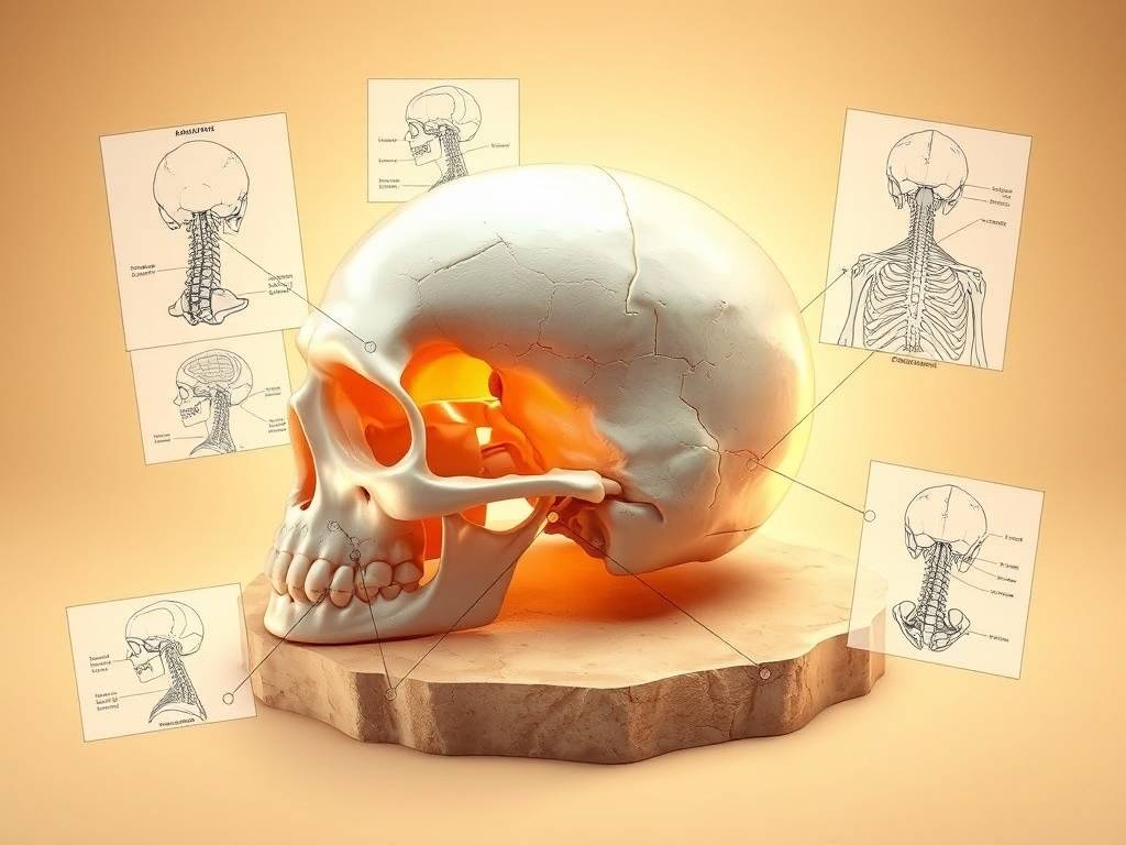 骨相学图解大全之连环背枕骨