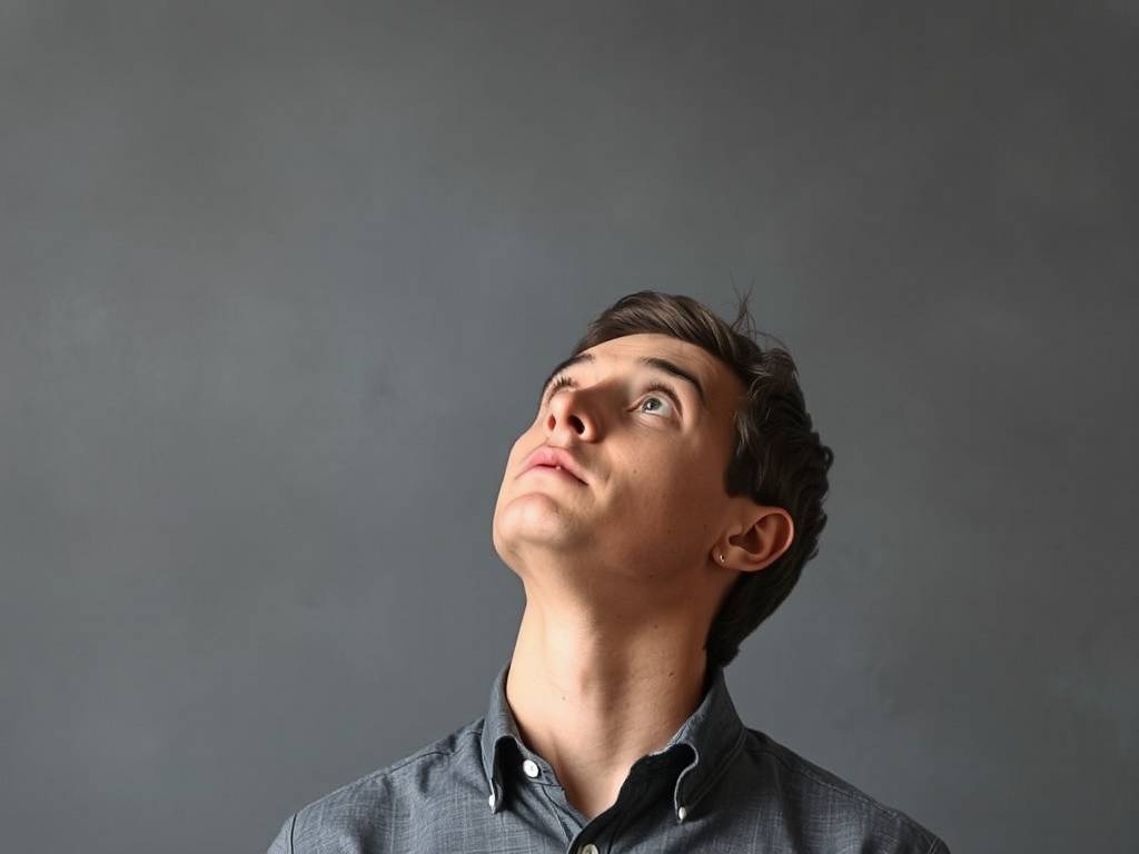 说话眼睛向右上看的人什么性格