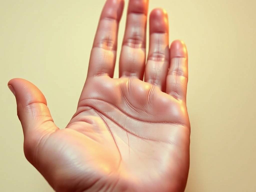 手相婚姻线图解(五(wǔ))：婚姻线尾部出现一条短线