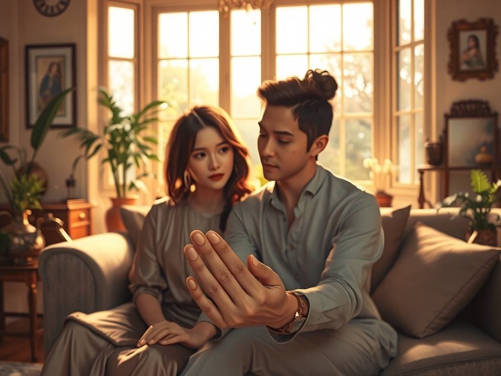 婚姻线短而浅的人容易与另一半发生争吵