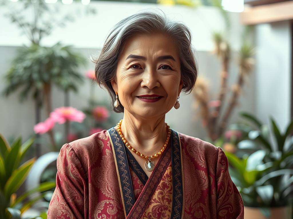 女人五十(shí)岁发家面相 人中深长晚年富贵