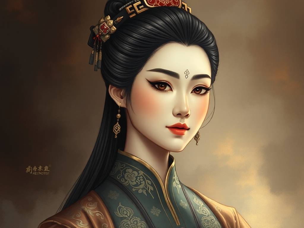 女(nǚ)人富贵眉的图片