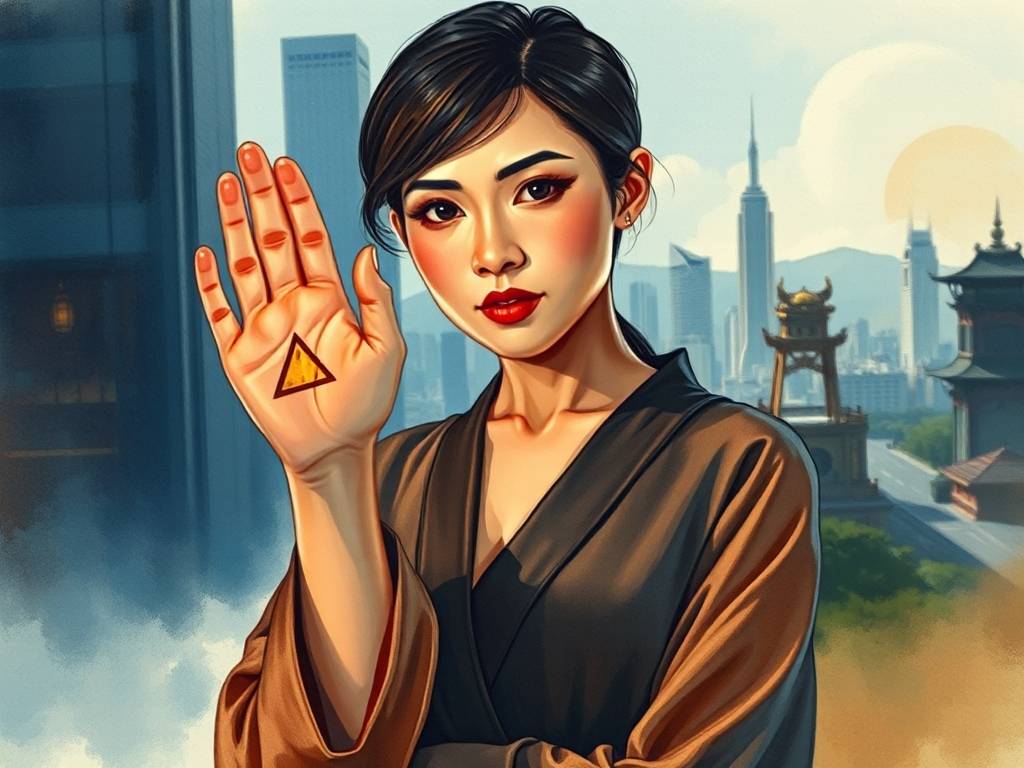 女人左(zuǒ)手有三角纹好不好 财运丰厚目标远大