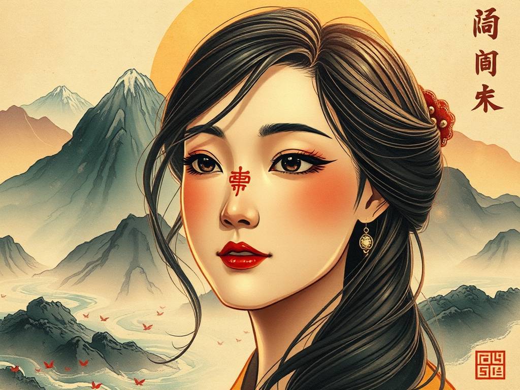 女人鼻子痣的位置与命运图解 鼻子长痣的女人面相分析