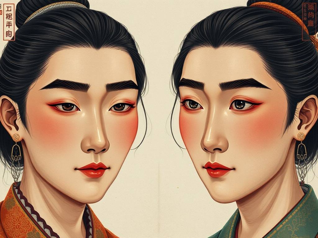 福相和寡相的区别图片 福相眉毛细长头发浓密