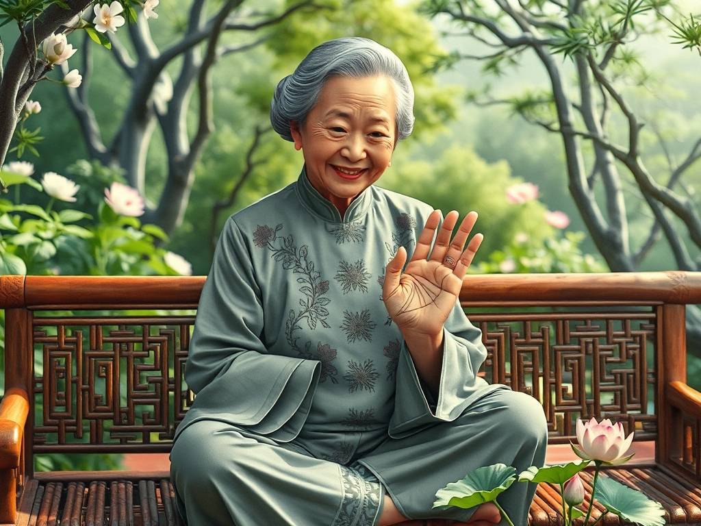 晚年能享儿子福气女人手相 子女线深则有好处