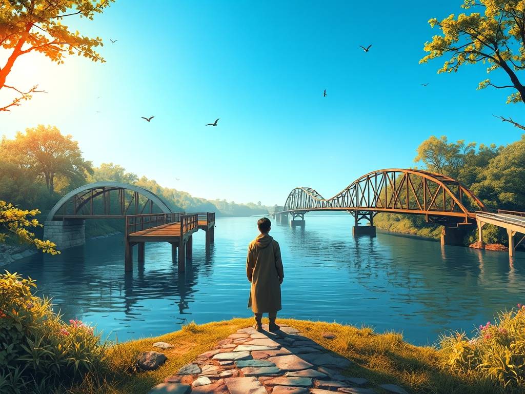 心(xīn)理测试：四座桥，你会走哪座？测明年你身边会出现小人还是贵人