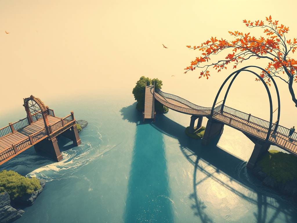 心(xīn)理测试：四座桥，你会走哪座？测明年你身边会出现小人还是贵人